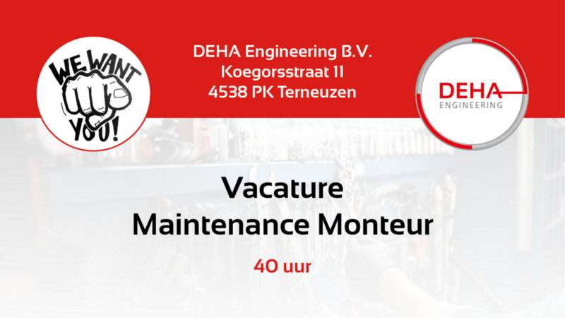 Vacature Maintenance Monteur